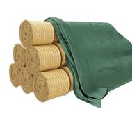 vidaXL Lona para pajar 9,8 x 6 m Polipropileno 140 g/m² Protección para pacas de paja