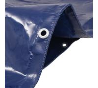 vidaXL Lona protectora, 650 g/m², 1,5 x 20 metros, color azul
