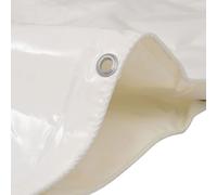 vidaXL Lona protectora, 650 g/m², 2,5 x 3,5 metros, color blanco