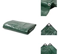 vidaXL Lona protectora, 650 g/m², 3x3 metros, color verde - Lonas