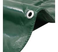 vidaXL Lona protectora, 650 g/m², 3x6 metros, color verde