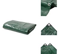 vidaXL Lona protectora, 650 g/m², 4x8 metros, color verde - Lonas