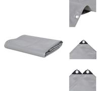 vidaXL Lona protectora de 650 g/m², 4x8 metros, color gris - Lona