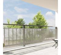 vidaXL Lona transparente con ojales polietileno 1x12 m