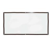 vidaXL Lona transparente con ojales polietileno 1x2 m