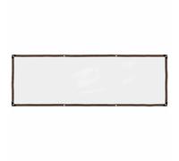 vidaXL Lona transparente con ojales polietileno 1x3 m