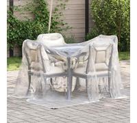 vidaXL Lona transparente con ojales polietileno 2x3 m