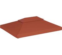 vidaXL: Lonas para techo de pérgola con salida para chimenea, 310 g/m², 4x3 metros, color terracota