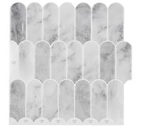 vidaXL Loseta de pluma 20 uds. Mármol Gris 30 x 30 cm