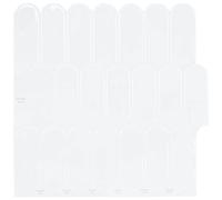 vidaXL Loseta de pluma 50 uds. Blanco 30 x 30 cm Poliuretano y PET