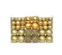 vidaXL Bolas de Navidad 100 unidades doradas 3/4/6 cm para árbol