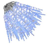 vidaXL Guirnalda de luces tipo "ice spikes" con 200 LEDs azules, 20 metros, de acrílico y PVC