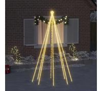 vidaXL Luces de árbol cascada Navidad interior exterior 400 LED 2,5 m