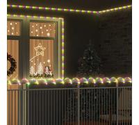 vidaXL Luz de cuerda con 1200 LED Multicolor 50 m PVC
