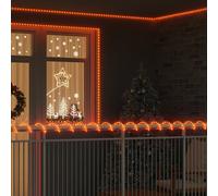 vidaXL Luz de cuerda con luces de cuerda Cálido 10 m PVC