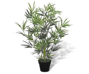 vidaXL Maceta Bambú Artificial Planta Decorativa Casa Jardín Decoración Dimensiones 80 cm, 90 cm