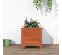 vidaXL Maceta para Jardín Marrón cera 40 x 40 x 39 cm