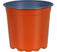 vidaXL: Macetas redondas de terracota, paquete de 100 unidades, diámetro 15 cm, altura 13 cm, material: plástico