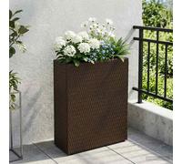 vidaXL Macetero Alto 55 x 22 x 70 cm Sí