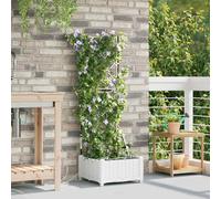 vidaXL Macetero de Jardín 40 x 40 x 126 cm Plástico