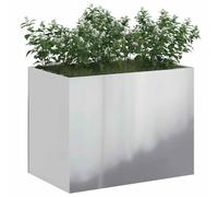 vidaXL Macetero de Jardín Acero Galvanizado 50 x 32 x 40 cm