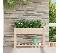 vidaXL Macetero de Jardín Beige 115 x 59 x 76,5 cm