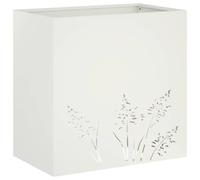 vidaXL Macetero de Jardín Blanco 50 x 30 x 49 cm