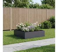 vidaXL Macetero de Jardín Gris antracita 100 x 100 x 30 cm