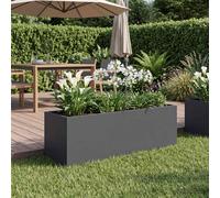 vidaXL Macetero de Jardín Gris antracita 40 x 20 x 20 cm