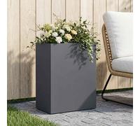 vidaXL Macetero de Jardín Gris Antracita 40 x 20 x 40 cm