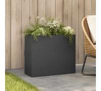 vidaXL Macetero de Jardín Gris antracita 50 x 20 x 40 cm