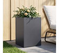 vidaXL Macetero de Jardín Gris antracita 50 x 50 x 75 cm