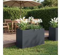 vidaXL Macetero de Jardín Gris antracita 80 x 30 x 40 cm