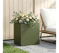 vidaXL Macetero de Jardín Verde oliva 50 x 30 x 40 cm