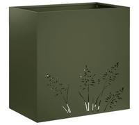 vidaXL Macetero de Jardín Verde Oliva 50 x 30 x 49 cm