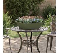 vidaXL Macetero de Jardín Verde oliva 50 x 50 x 15 cm