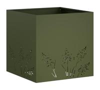 vidaXL Macetero de Jardín Verde Oliva 50 x 50 x 49 cm