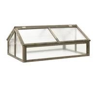vidaXL Madera de Abeto Invernadero Cobertizo Caseta Plantas Flores Patio Color Gris, Marrón, y mas