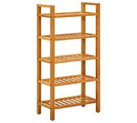 vidaXL Madera de Roble Maciza Zapatero con Armario Pasillo Entrada Dimensiones 50 x 27 x 40 cm (2 estantes), 100 x 27 x 40 cm (2 estantes), 50 x 27 x 60 cm (3 estantes)