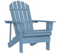 vidaXL Silla de jardín Adirondack madera maciza de abeto azul