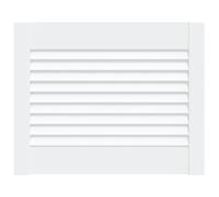 vidaXL Madera Maciza de Pino Puerta Tipo Persiana 39,5x49,4cm Celosía Rejilla Color Natural, Blanco, y mas