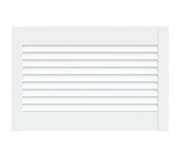 vidaXL Madera Maciza de Pino Puerta Tipo Persiana 39,5x59,4cm Celosía Rejilla Color Natural, Blanco, y mas
