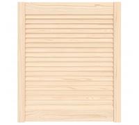 vidaXL Madera Maciza de Pino Puerta Tipo Persiana 69x59,4cm Celosía Rejilla Color Natural, Blanco, y mas