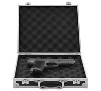 vidaXL Maletín para armas de aluminio y ABS negro
