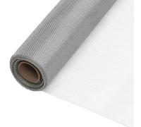 vidaXL Mallas 112 x 2000 cm Mesh Acero Inoxidable 201 Plateado