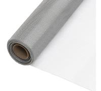 vidaXL Mallas 80 x 500 cm Mesh Acero Inoxidable 201 Plateado