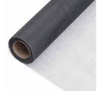 vidaXL Malla mosquitera de fibra de vidrio gris 112x500 cm