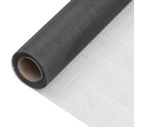 vidaXL Malla mosquitera de fibra de vidrio negra 60x500 cm