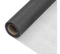 vidaXL Malla mosquitera de Fibra de Vidrio Negra 80x500 cm