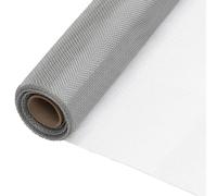 vidaXL Mallas 112 x 1000 cm Mesh Acero Inoxidable 201 Plateado